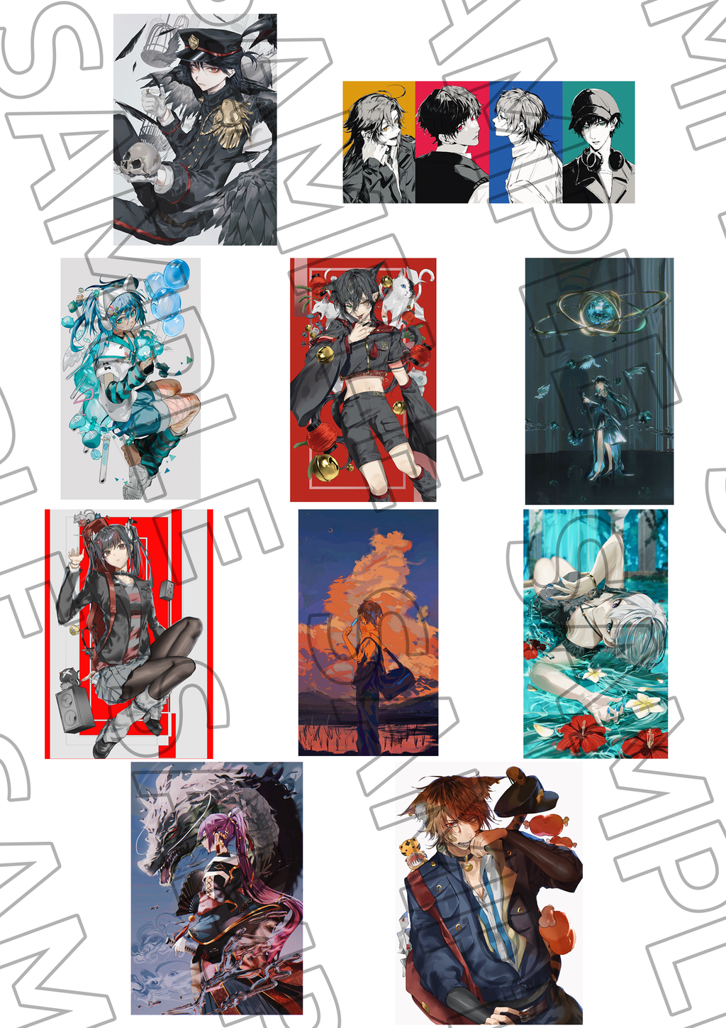 karanosora - Postcard set　[Pre-order]
