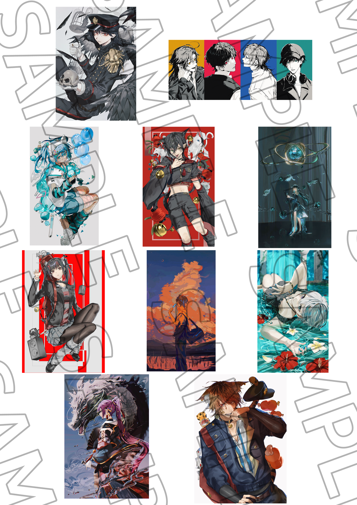 karanosora - Postcard set　[Pre-order]